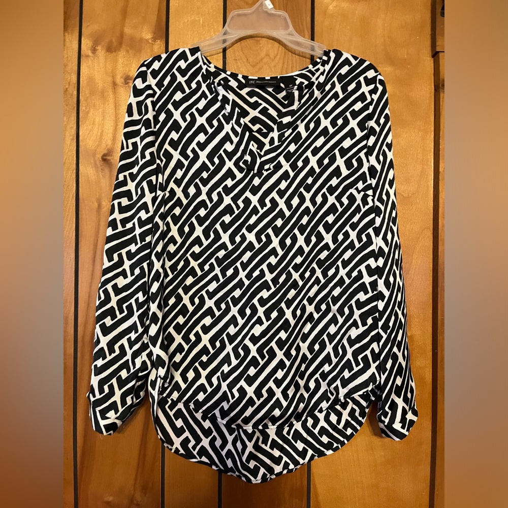 Long sleeve silk shirt